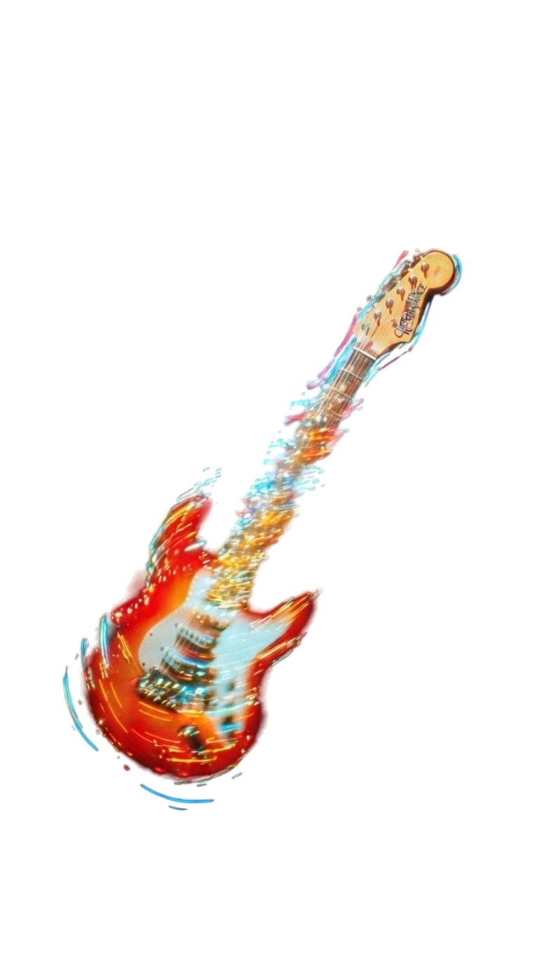 Holographic electric guitar